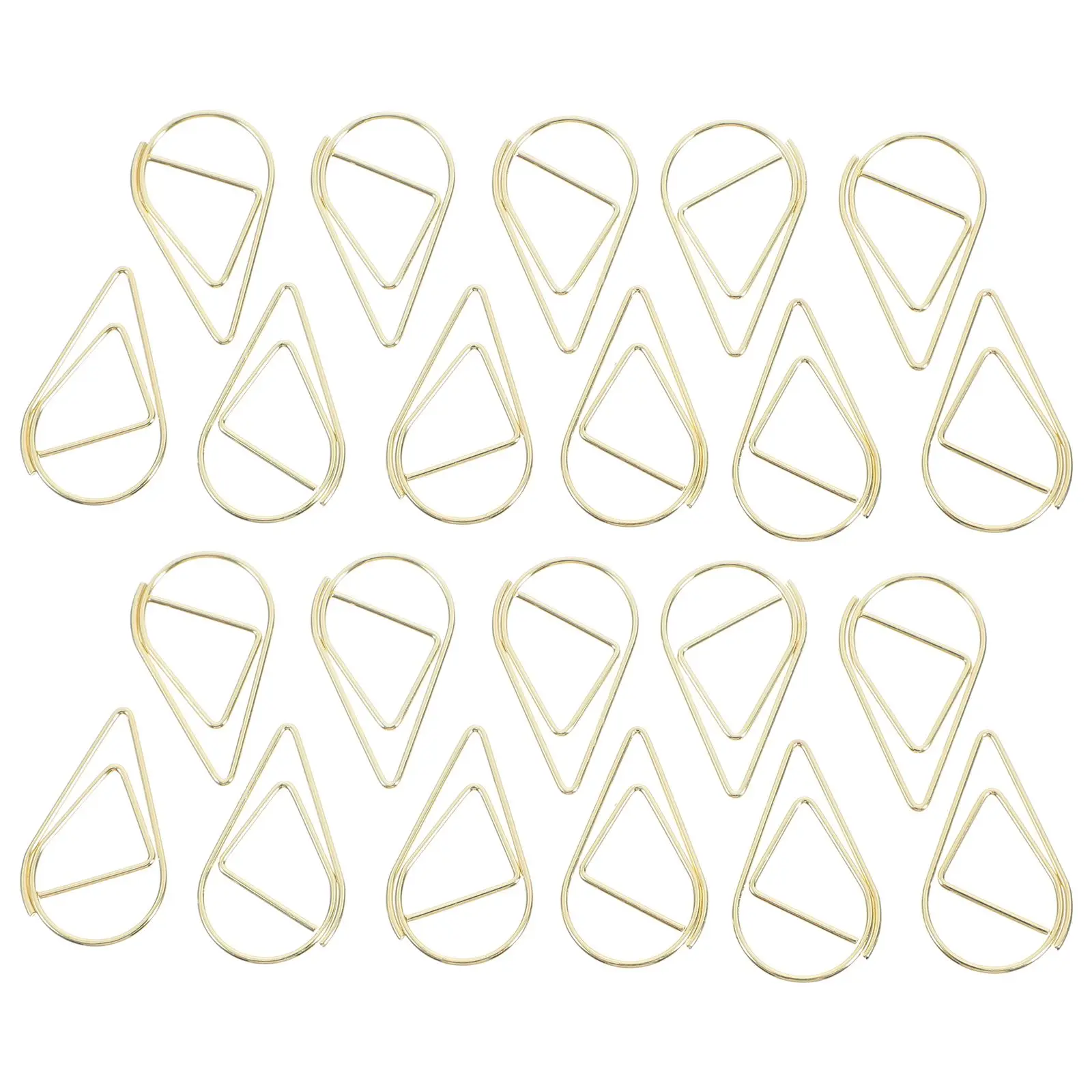 100pcs Teardrop Paper Clips Metal Water Drop Shaped File Clips for Office Documents Stationery Supplies Mini Pins
100pcs Teardrop Paper Clips Metal Water Drop Shaped File Clips for Office Documents Stationery Supplies Mini Pins