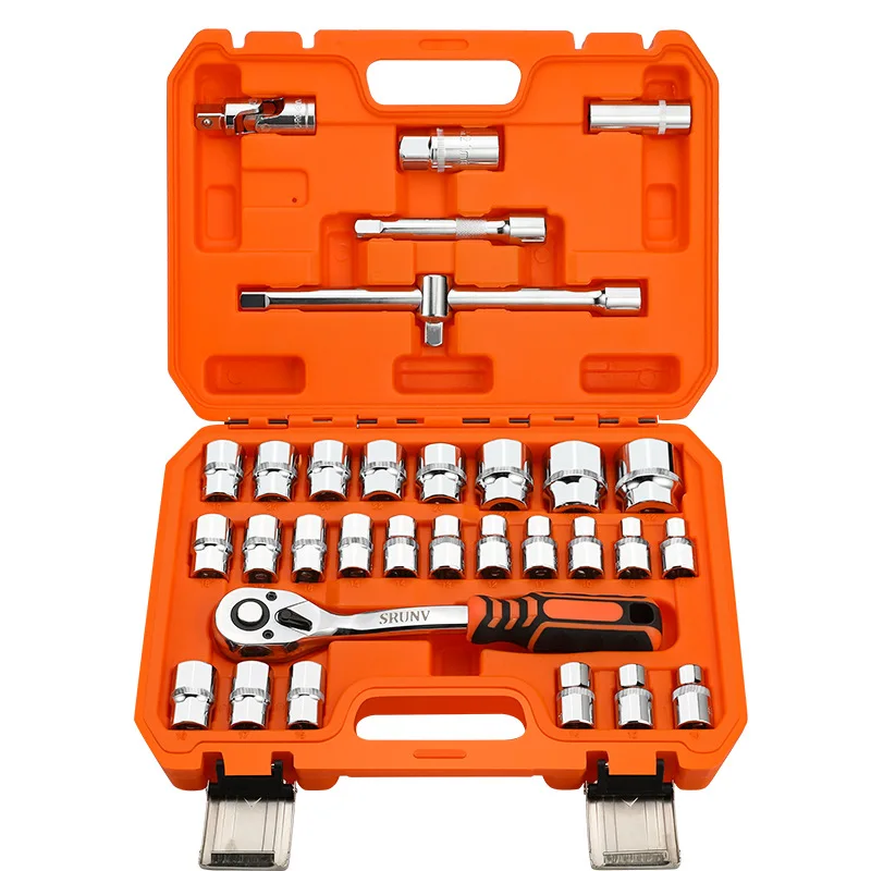 Suitable for 32-piece set of 1/2 comprehensive machine repair set sleeve, wrench set, tool ratchet 72-tooth Dafei auto repair se
Suitable for 32-piece set of 1/2 comprehensive machine repair set sleeve, wrench set, tool ratchet 72-tooth Dafei auto repair se