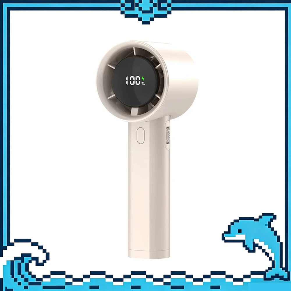 TEPSHINE L300 Handheld Fan High Rotation Speed And Large Air Volume Handheld Small Fan LED Digital Display Electric Quantity
TEPSHINE L300 Handheld Fan High Rotation Speed And Large Air Volume Handheld Small Fan LED Digital Display Electric Quantity