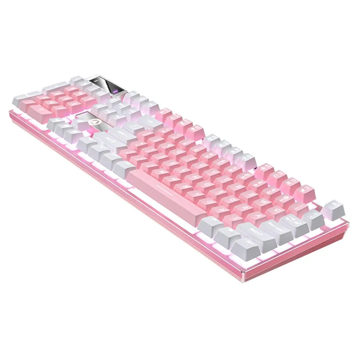 Color Block Glowing Keyboard Full Size USB Gaming Accessories Foldable Support Backlit Effect Stable Performance Keyboard
Color Block Glowing Keyboard Full Size USB Gaming Accessories Foldable Support Backlit Effect Stable Performance Keyboard
