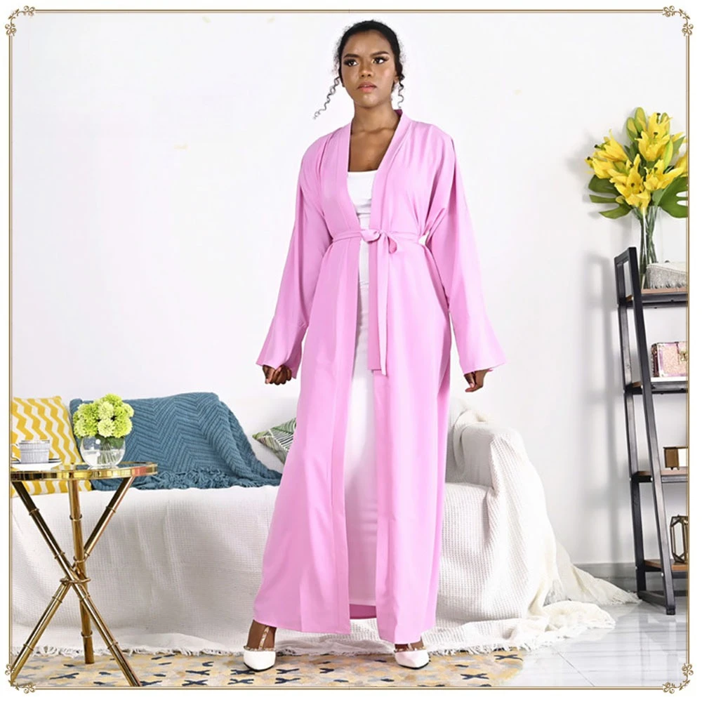 Large size long women's robe Turkey Dubai Middle East basic robe fashion temperament
Large size long women's robe Turkey Dubai Middle East basic robe fashion temperament