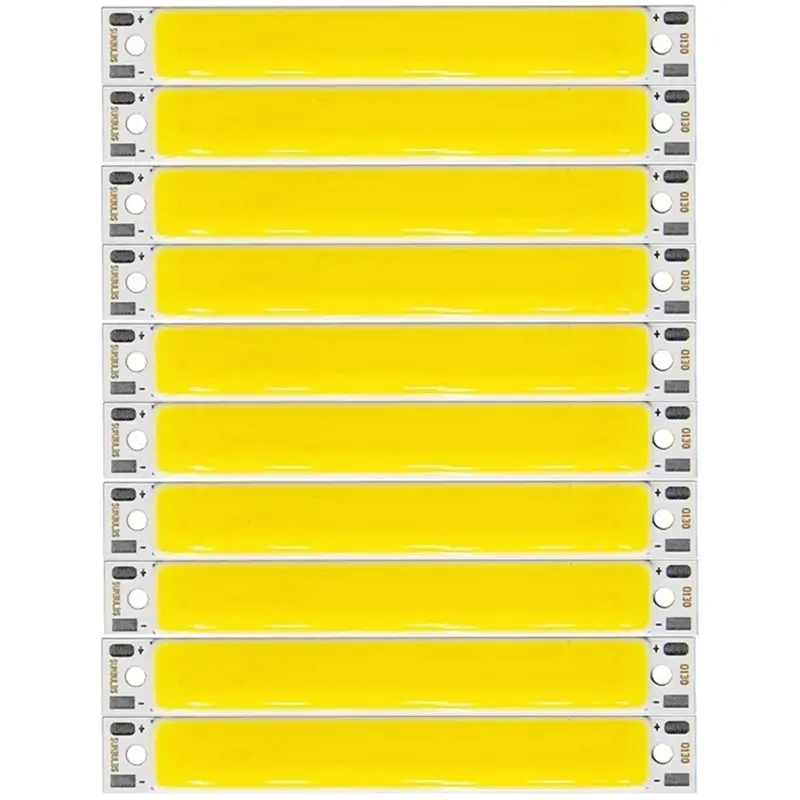A92P COB LED Strip Light Source 10PCS 3V 3.7V DC 60Mm 8Mm 3W Warm Cold White Blue Red LED For DIY Bicycle Work Lamp Warm
A92P COB LED Strip Light Source 10PCS 3V 3.7V DC 60Mm 8Mm 3W Warm Cold White Blue Red LED For DIY Bicycle Work Lamp Warm
