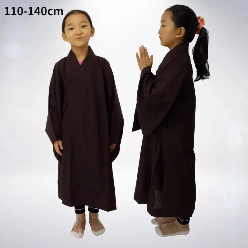 Kids Boy Girl Buddhist Monk Robes Traditional Chinese Clothing for Children Haiqing Meditation Dress Long Gown Monk Linen
Kids Boy Girl Buddhist Monk Robes Traditional Chinese Clothing for Children Haiqing Meditation Dress Long Gown Monk Linen