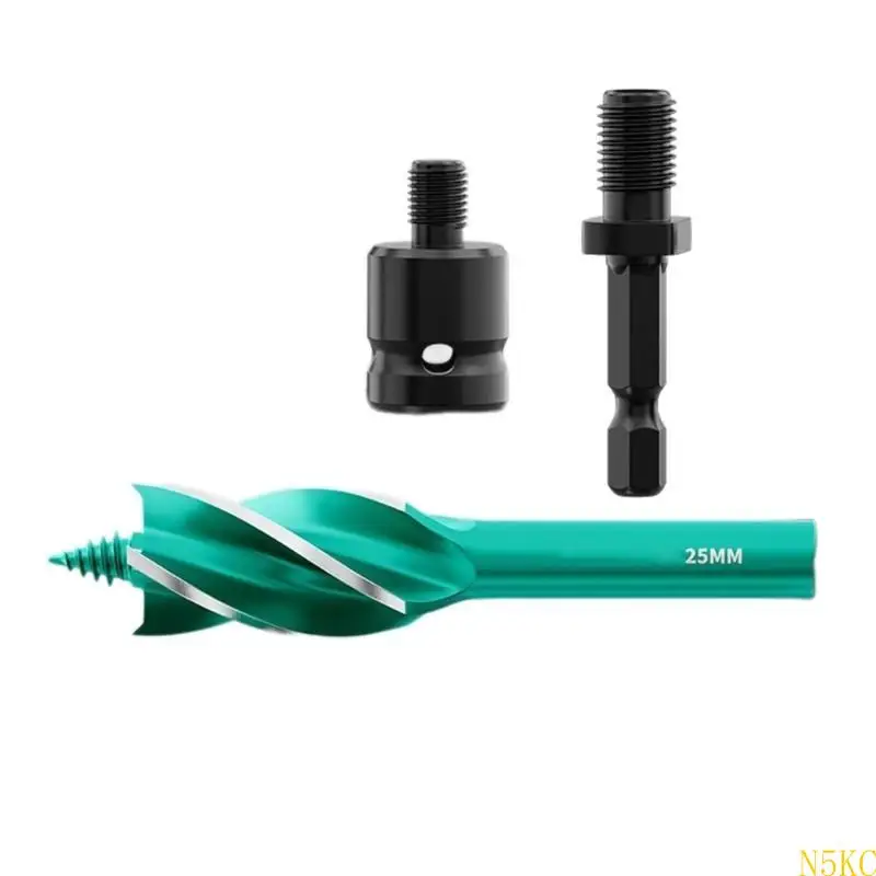 N5KC 14mm/16mm/18mm/20mm/22mm/25mm Brad Point Drill Bit Set with Four Flutes Design for Woodworking Electrical
N5KC 14mm/16mm/18mm/20mm/22mm/25mm Brad Point Drill Bit Set with Four Flutes Design for Woodworking Electrical