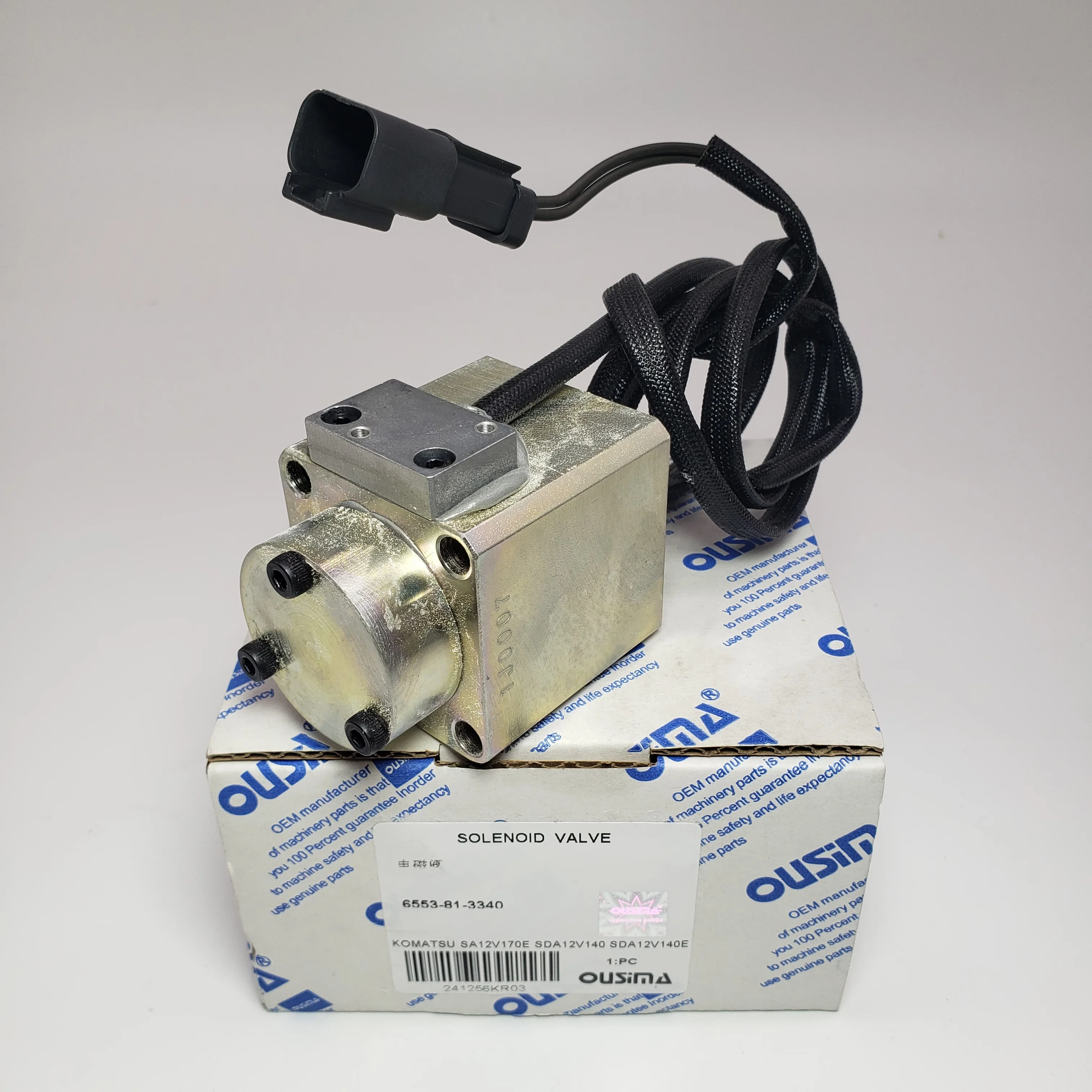 Fuel Injec tion Pump Part SA12V170E-2A SDA12V140-1C Solenoid Valve 6553-81-3340 6553813340
Fuel Injec tion Pump Part SA12V170E-2A SDA12V140-1C Solenoid Valve 6553-81-3340 6553813340