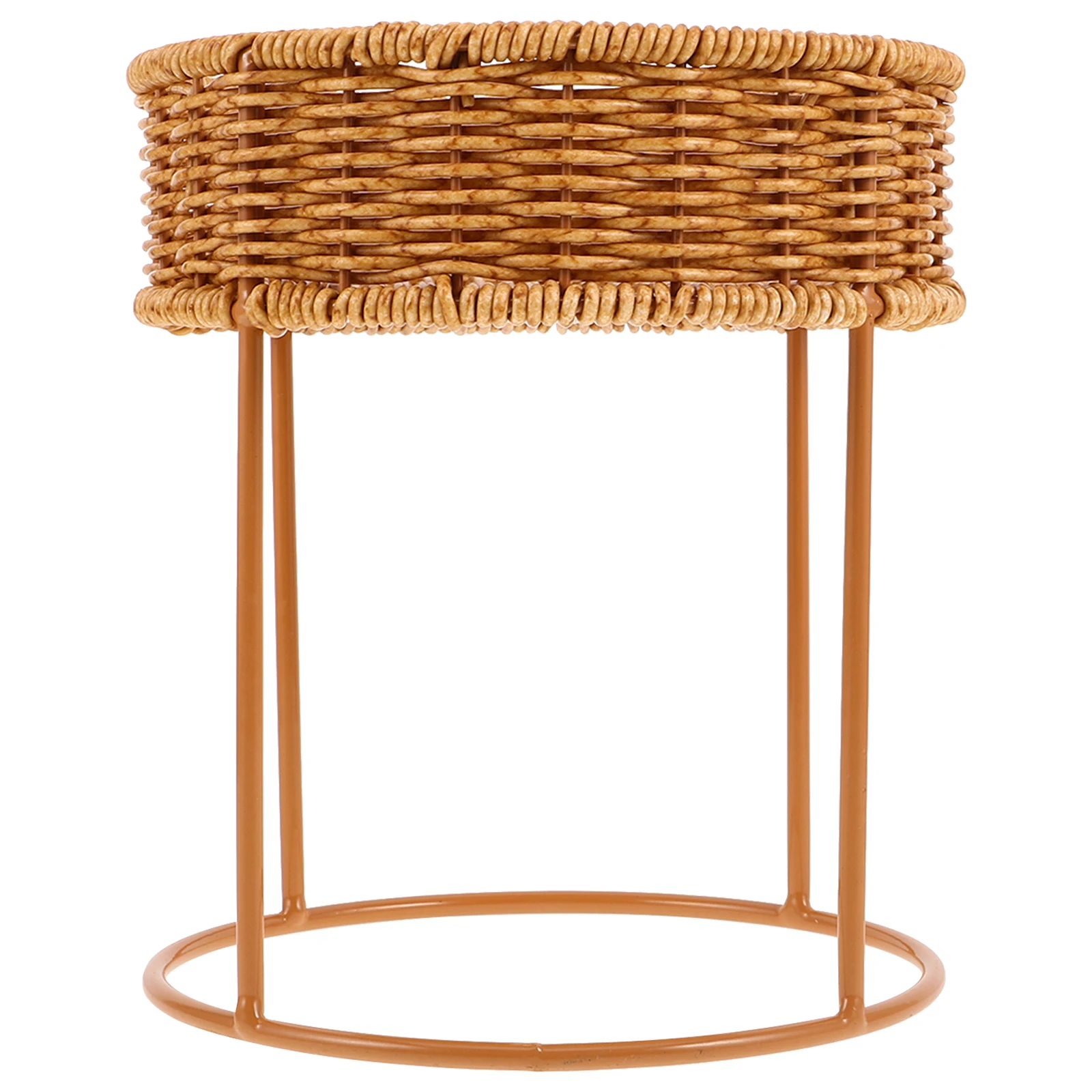 Mini Flower Stand Home Decor Pot Holder Rack Succulents Light Brown Rattan Decoration
Mini Flower Stand Home Decor Pot Holder Rack Succulents Light Brown Rattan Decoration