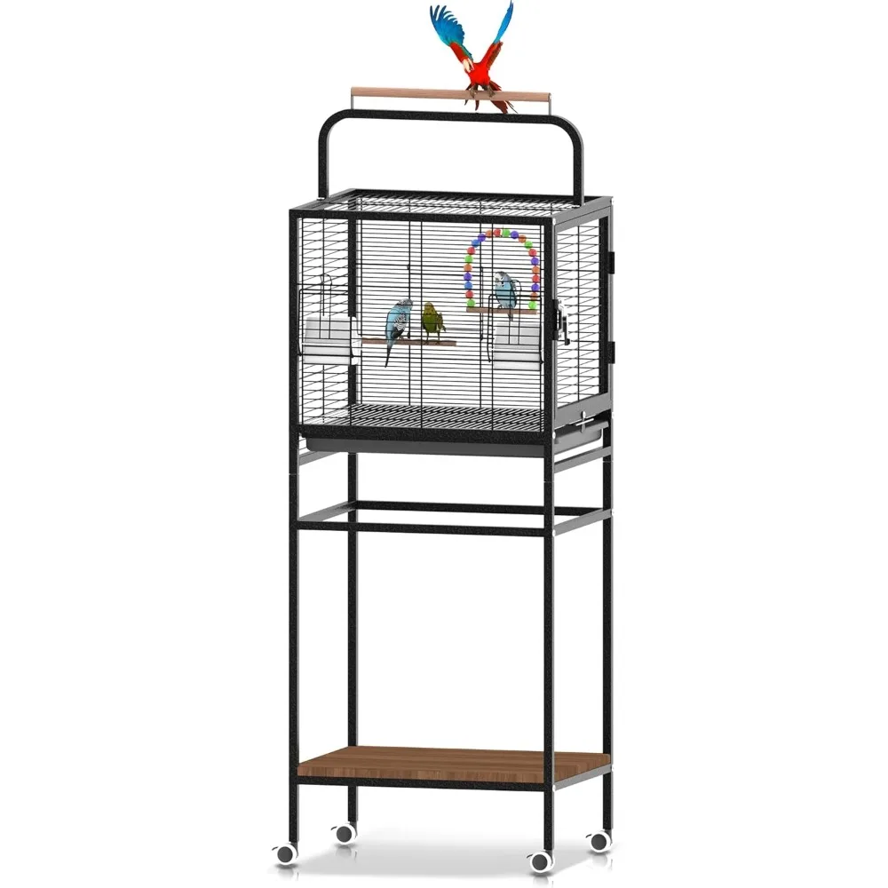 Bird Wrought Iron Cage, Home Style Detachable Travel Birdcage for Small and Medium Birds Parrots Lovebird Conures Cockatiel,Blac
Bird Wrought Iron Cage, Home Style Detachable Travel Birdcage for Small and Medium Birds Parrots Lovebird Conures Cockatiel,Blac