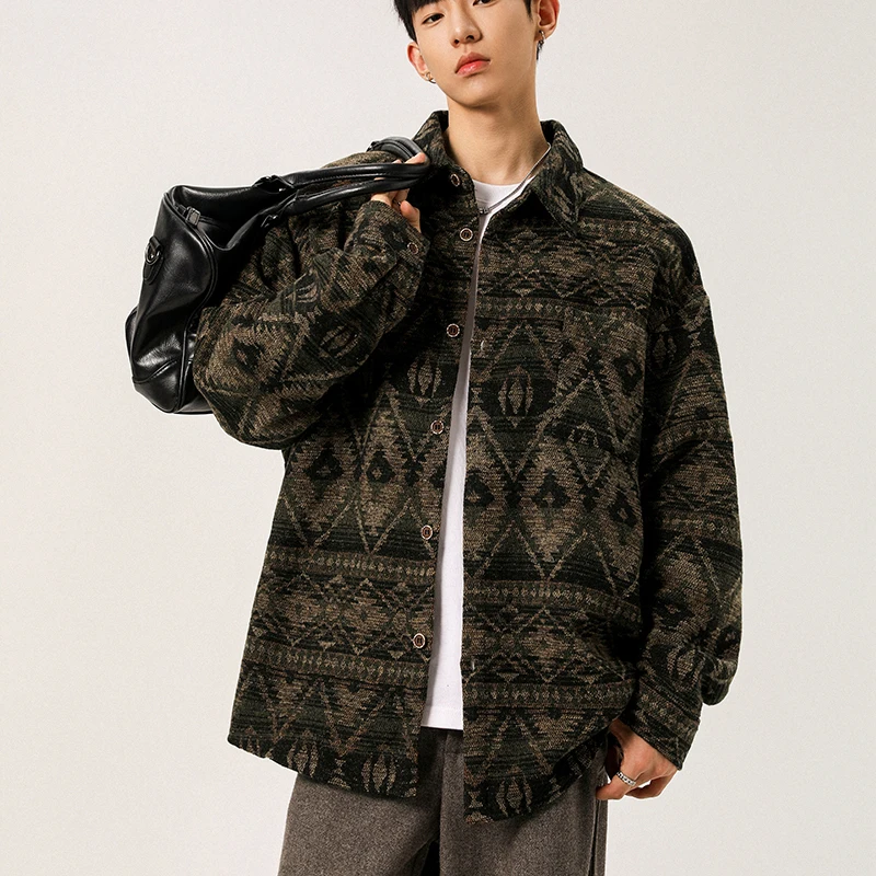 Long Sve Retro Men's irt Casual Sle Turn-down Collar Cardigan Youthful ular Loose Fit Polyester Fiber Spring Autumn...
Long Sve Retro Men's irt Casual Sle Turn-down Collar Cardigan Youthful ular Loose Fit Polyester Fiber Spring Autumn...