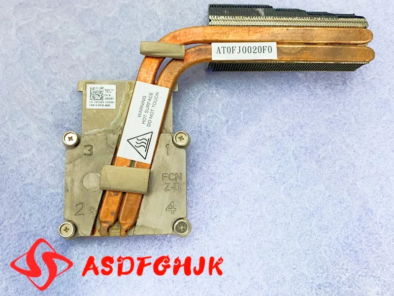 Радиатор ЦП для DELL Alienware M17X R3 R4 AT0FJ0020C0 CN-0650RY 650RY 0650RY
Радиатор ЦП для DELL Alienware M17X R3 R4 AT0FJ0020C0 CN-0650RY 650RY 0650RY