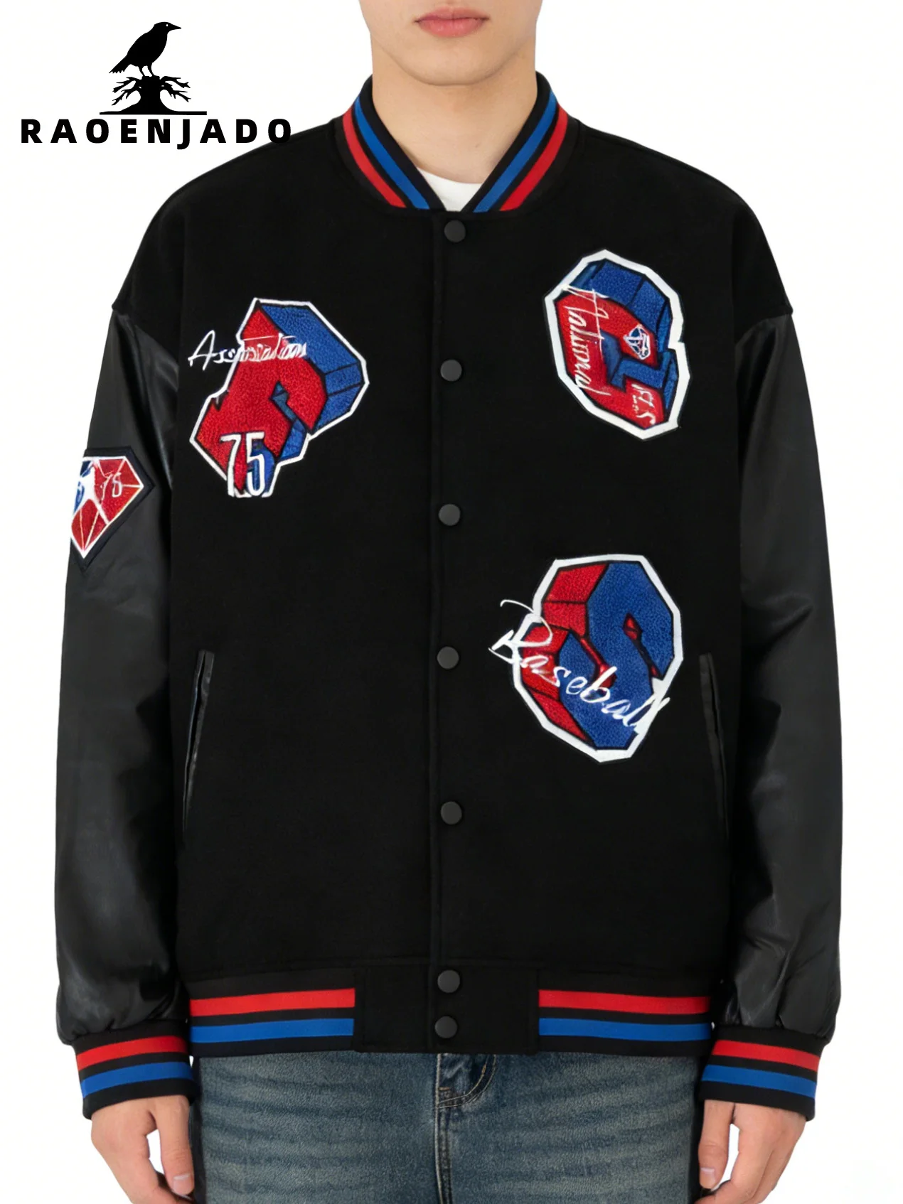 Men's Spring and Autumn Baseball Jacket Casual Vintage Comfortable Letter Embroidery Outerwear Oversized Street Wear Coat Unisex
Men's Spring and Autumn Baseball Jacket Casual Vintage Comfortable Letter Embroidery Outerwear Oversized Street Wear Coat Unisex