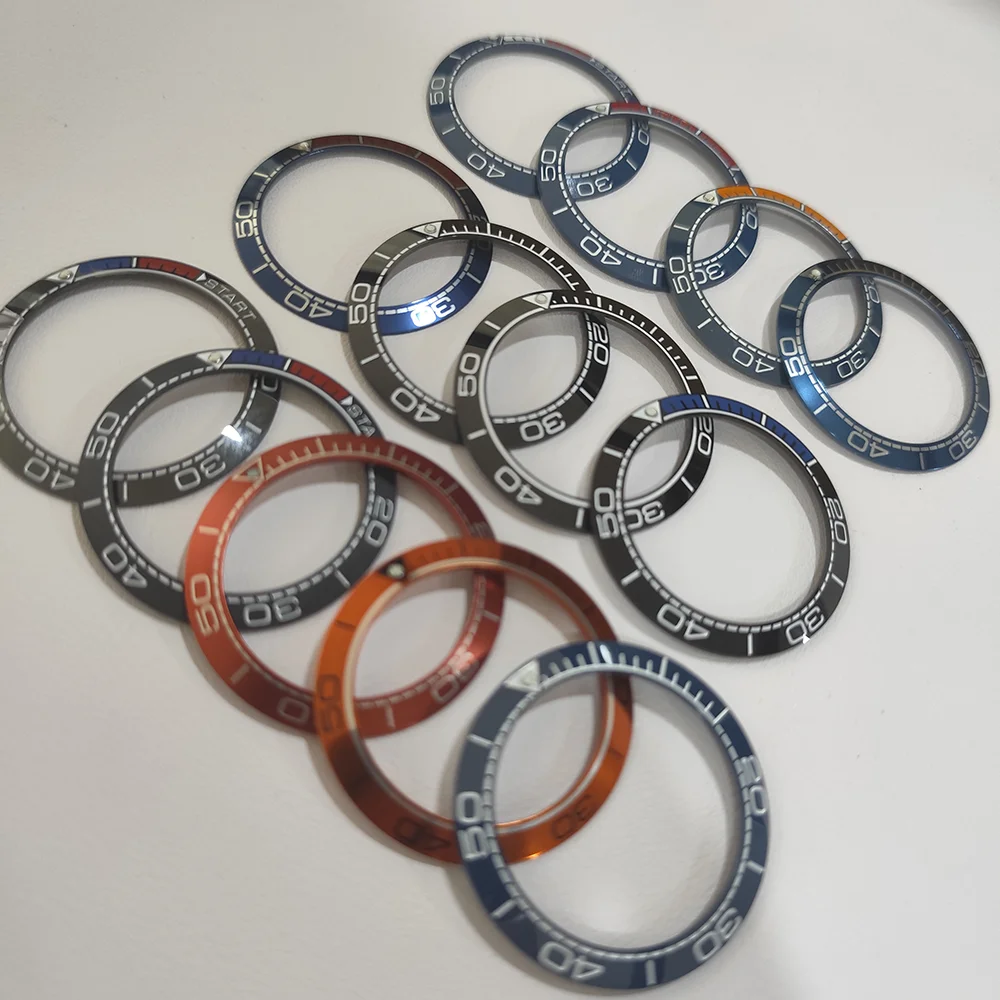 Sloping 41.5mm/41.8mm Ceramic/Aluminum Watch Luminous Bezel GMT and Diving Inner diameter 32.7mm Watches Insert Accessories
Sloping 41.5mm/41.8mm Ceramic/Aluminum Watch Luminous Bezel GMT and Diving Inner diameter 32.7mm Watches Insert Accessories