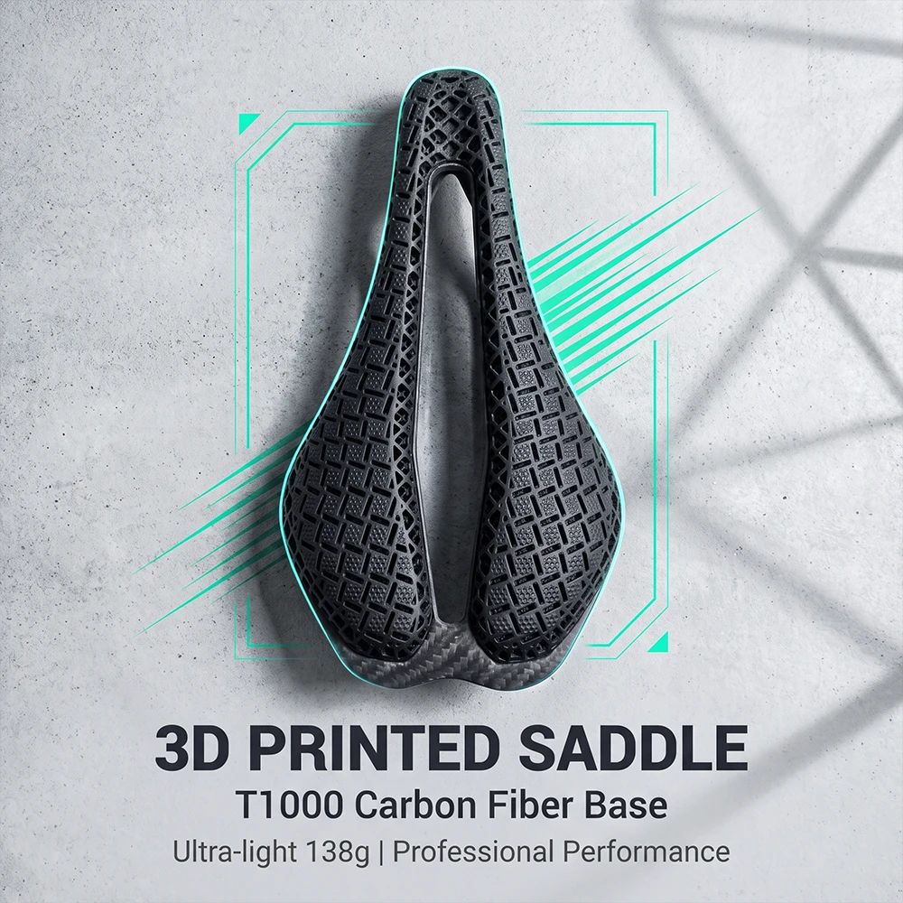 3D Printed Saddle T1000 Carbon Fiber Base Plate ,7*9mm Carbon Rail Medium Filling Soft Hard Balance For Road/MTB/Folding Bike
3D Printed Saddle T1000 Carbon Fiber Base Plate ,7*9mm Carbon Rail Medium Filling Soft Hard Balance For Road/MTB/Folding Bike