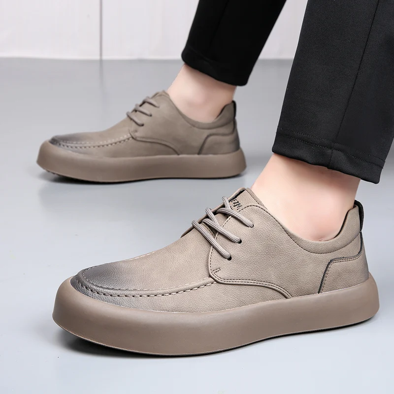 Senior Vintage Men Leather Casual Business Shoes Luxury Brand Handmade Round Toe British Style Comfortable Thick Soled Shoes Man
Senior Vintage Men Leather Casual Business Shoes Luxury Brand Handmade Round Toe British Style Comfortable Thick Soled Shoes Man