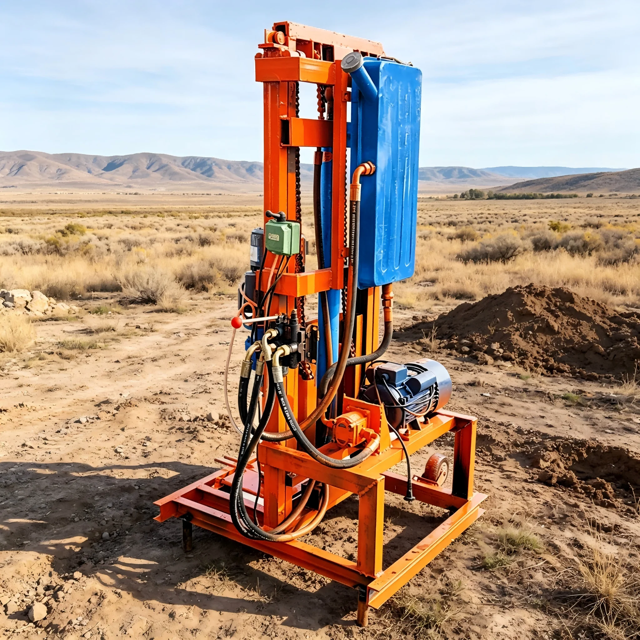 Customized Handheld Hydraulic RLD-100E Portable Drilling Machine for Household Well Applications Water Well Drilling Rig
Customized Handheld Hydraulic RLD-100E Portable Drilling Machine for Household Well Applications Water Well Drilling Rig