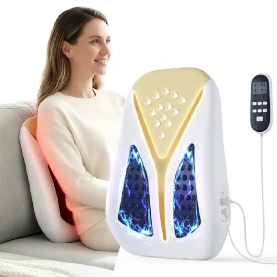 Back Massager with Heat EMS Muscle Stimulator Machine TENS Full Back Massager for Pain Relief Deep Tissue 5 Modes and 50 Intens
Back Massager with Heat EMS Muscle Stimulator Machine TENS Full Back Massager for Pain Relief Deep Tissue 5 Modes and 50 Intens