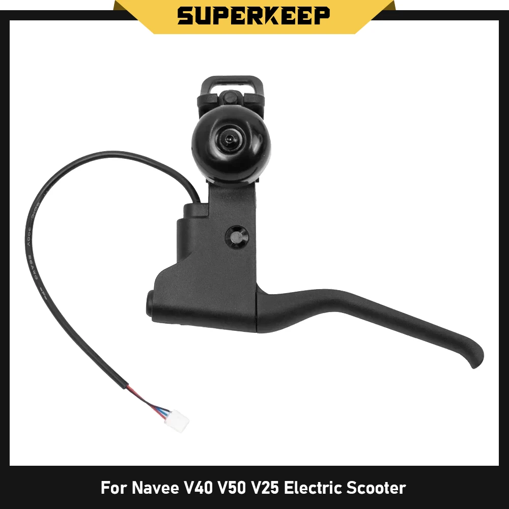 For Navee V40 V50 V25 Electric Scooter Brake Handle Lever Kickscooter Brake Lever Handle Assembly with Bell Parts
For Navee V40 V50 V25 Electric Scooter Brake Handle Lever Kickscooter Brake Lever Handle Assembly with Bell Parts