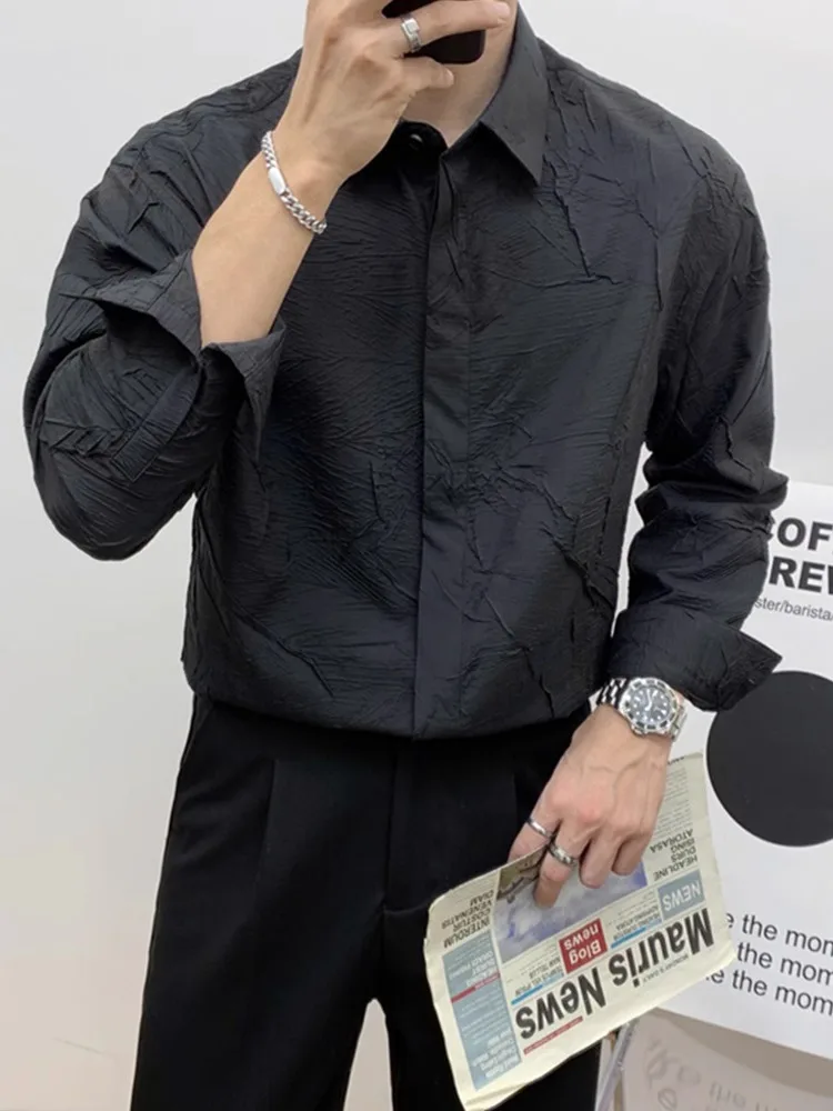 Premium Loose Casual Shirt for Men Outerwear T-Shirt Standard Fit Long Sleeve Non-iron Daily Use Pure Color Collar Design
Premium Loose Casual Shirt for Men Outerwear T-Shirt Standard Fit Long Sleeve Non-iron Daily Use Pure Color Collar Design