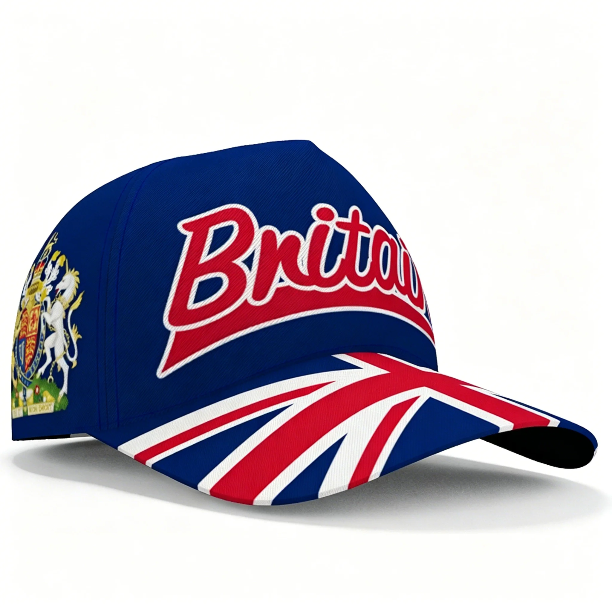 Unisex Britain Baseball Cap Royal Coat of Arms Union Jack Letter Print Adjustable Outdoor Travel Patriotic Sun Visor Hat
Unisex Britain Baseball Cap Royal Coat of Arms Union Jack Letter Print Adjustable Outdoor Travel Patriotic Sun Visor Hat