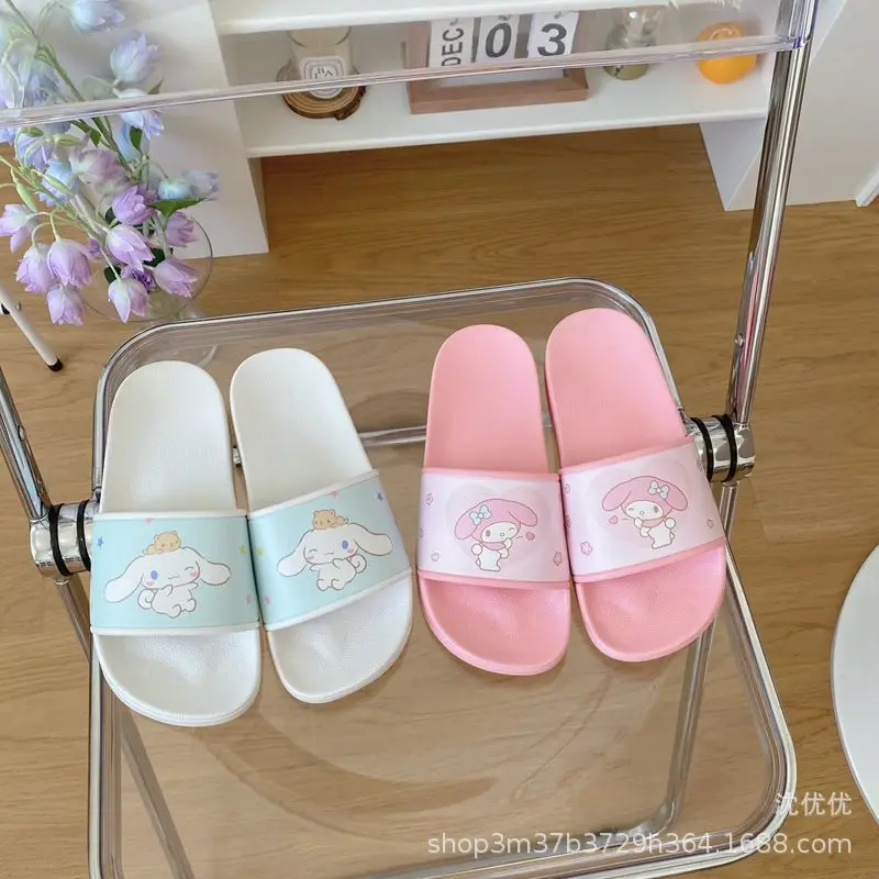 Kawaii Cinnamoroll My Melody Kuromi Cute Cartoon Student Home Slippers Women Summer Anime Sanrioed Flat Non-Slip Indoor Sandals
Kawaii Cinnamoroll My Melody Kuromi Cute Cartoon Student Home Slippers Women Summer Anime Sanrioed Flat Non-Slip Indoor Sandals