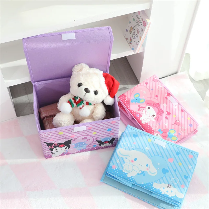 Kuromi Cartoon Storage Box Sanrio Popular Hot Sell Kawaii Cute Dustproof Debris Box Bedroom Dormitory Portable Small Anime Box
Kuromi Cartoon Storage Box Sanrio Popular Hot Sell Kawaii Cute Dustproof Debris Box Bedroom Dormitory Portable Small Anime Box
