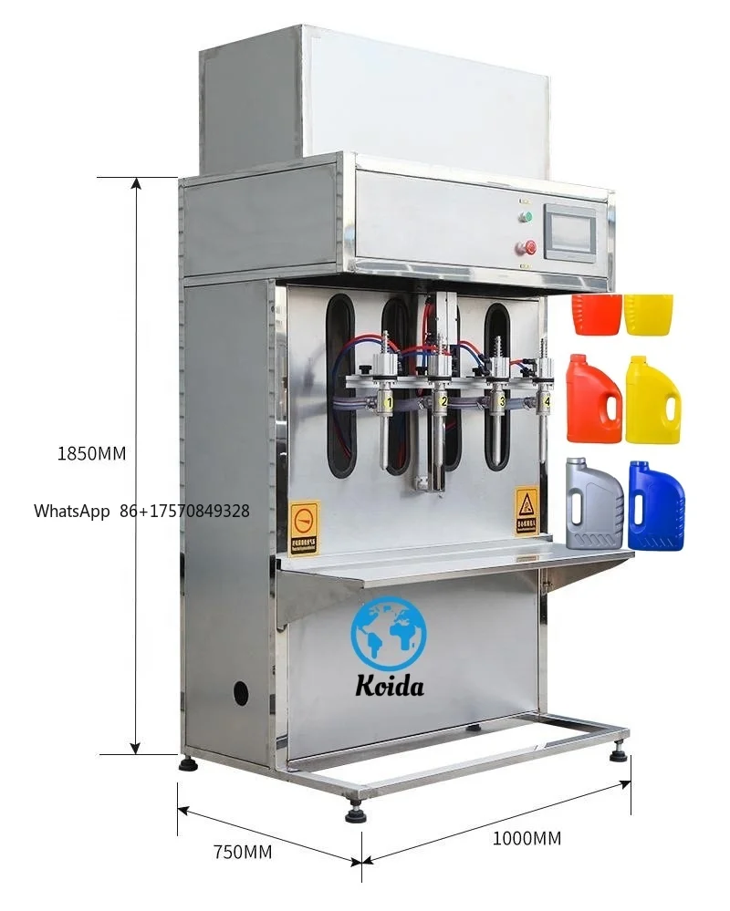 Quantitative Multi-functional Liquid Filling Oil Antifreeze Filling Machine
Quantitative Multi-functional Liquid Filling Oil Antifreeze Filling Machine