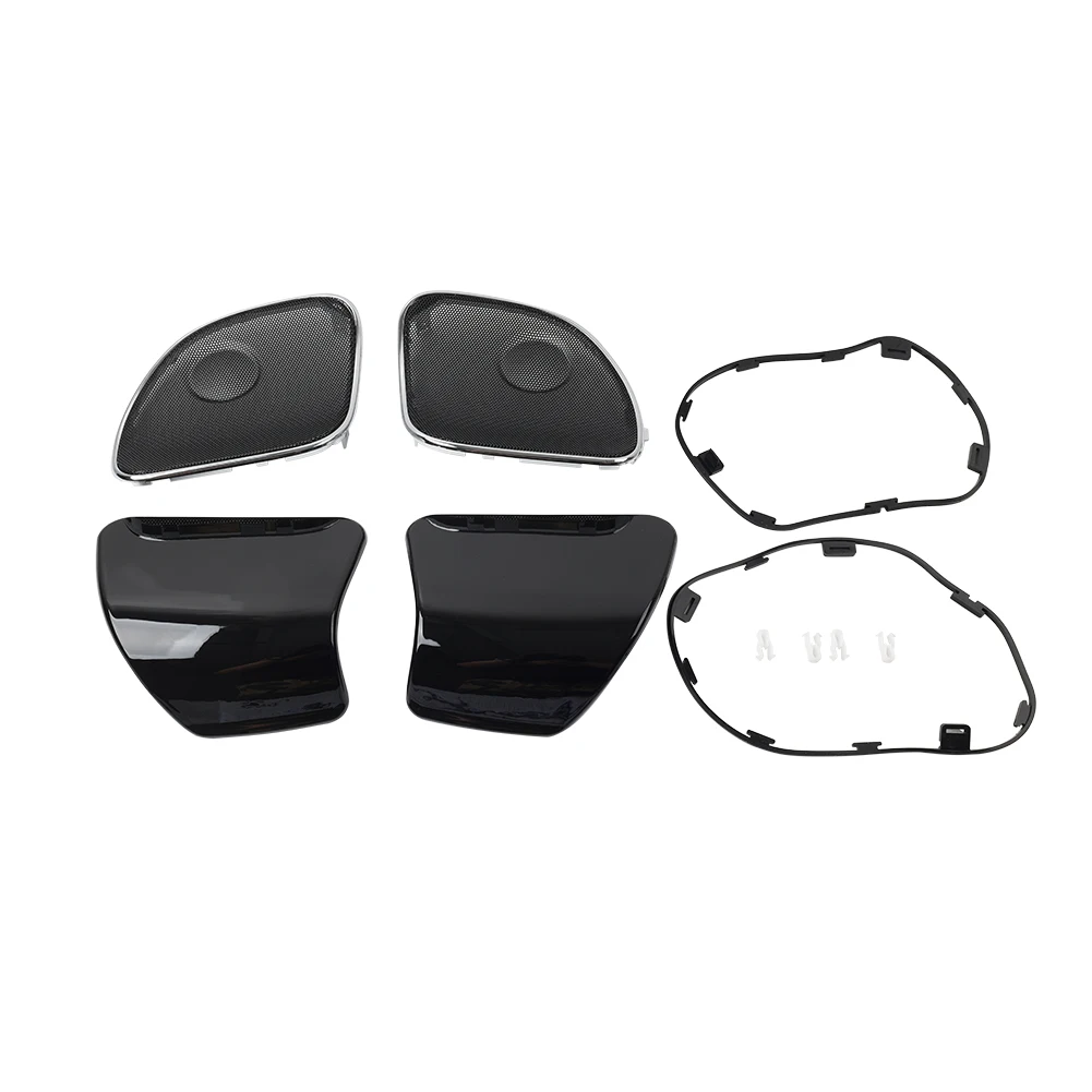 Black Front Speaker Grilles Inner Fairing Glove Box Doors Cover For Harley Touring Road Glide FLTRX 2015-2023
Black Front Speaker Grilles Inner Fairing Glove Box Doors Cover For Harley Touring Road Glide FLTRX 2015-2023