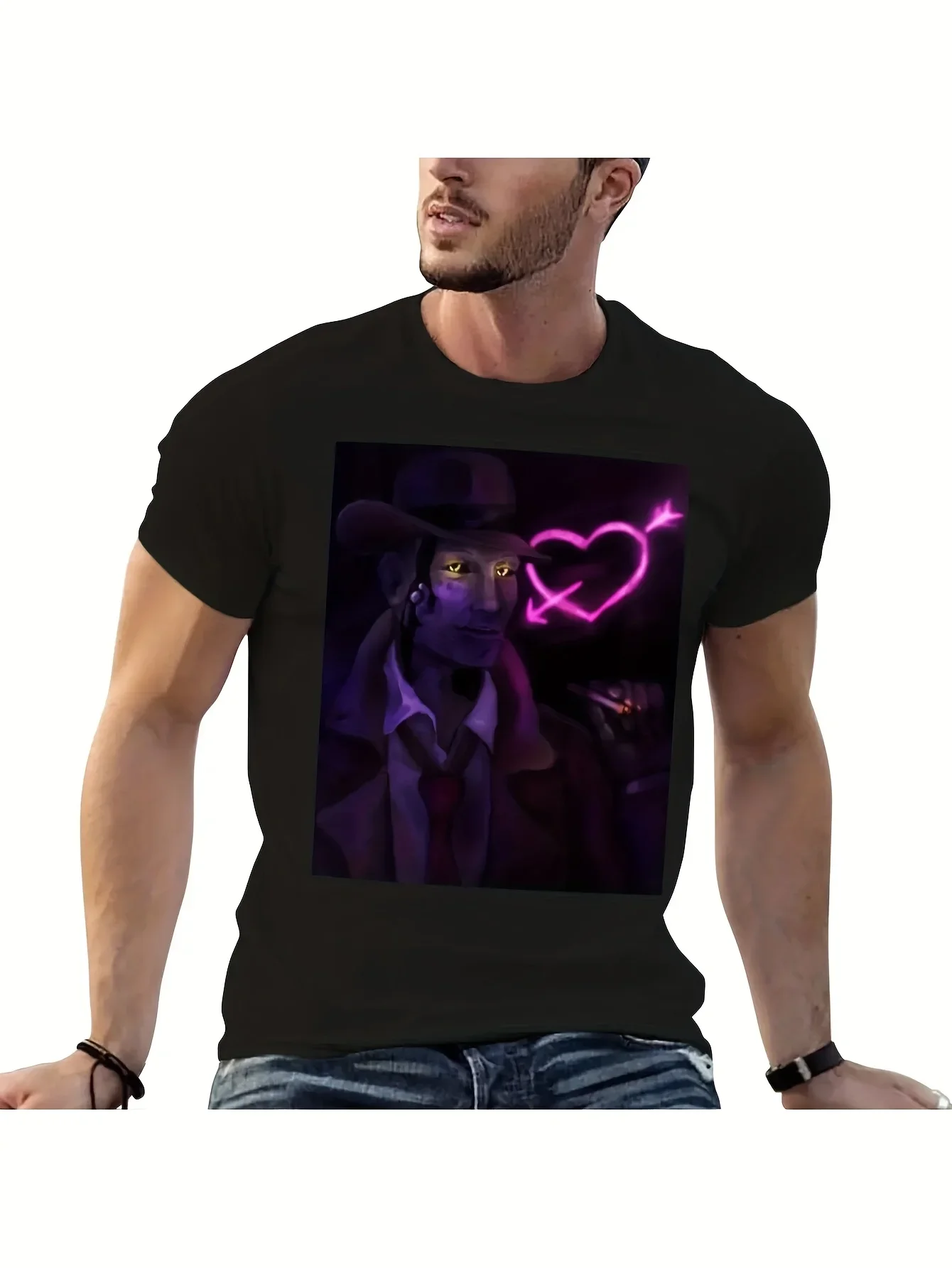 Nick Valentine Portrait T-Shirt graphic t shirts anime figures vintage t shirt men Man Clothing Top Printed T-Shirt Top Gym
Nick Valentine Portrait T-Shirt graphic t shirts anime figures vintage t shirt men Man Clothing Top Printed T-Shirt Top Gym