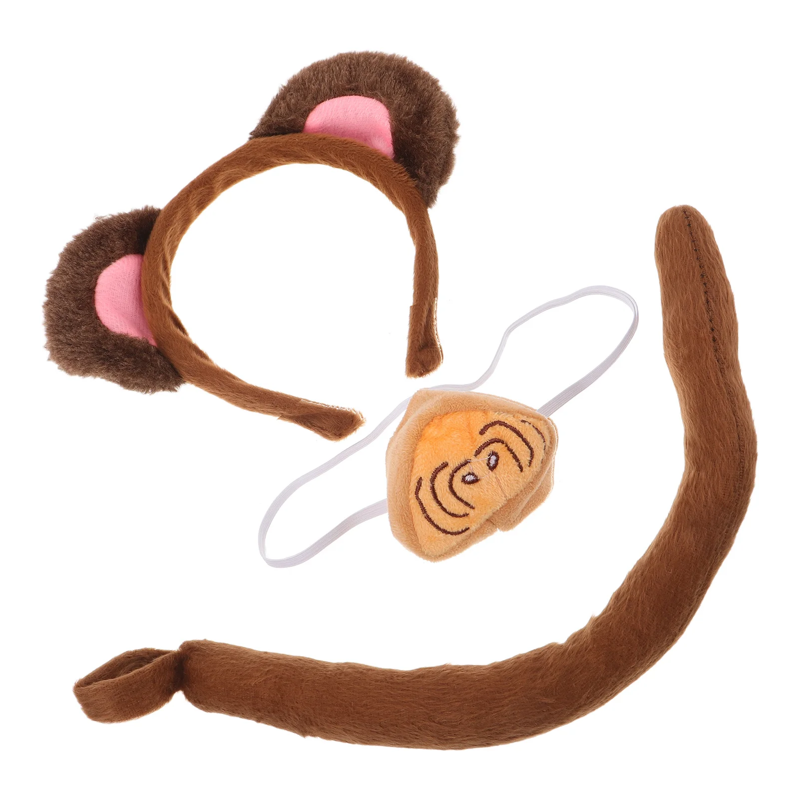 1Set Monkey Costume Set Complete Ears Tail Nose Animal Cosplay Accessories for Adults Women Kids Party Performance Halloween
1Set Monkey Costume Set Complete Ears Tail Nose Animal Cosplay Accessories for Adults Women Kids Party Performance Halloween