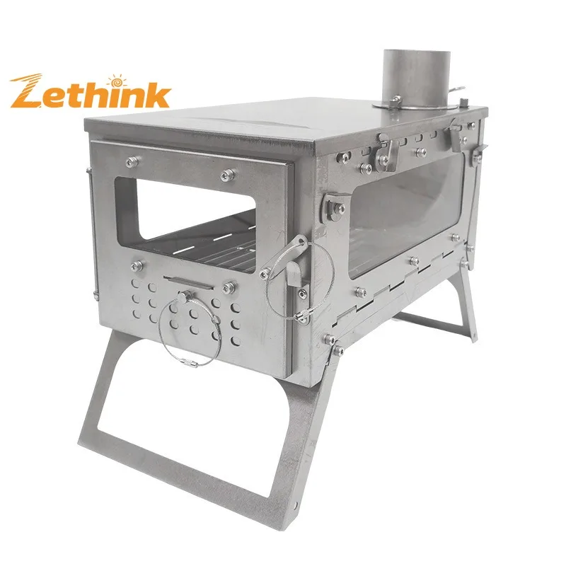 WT-star stainless steel single glass foldable portable wood stove Outdoor tent camping hiking backpack stove
WT-star stainless steel single glass foldable portable wood stove Outdoor tent camping hiking backpack stove