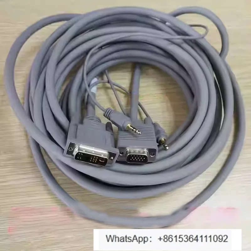 1PCS FOR SX20 DVI to VGA + 3.5 audio conversion Cable CAB-DVI-VGA-8M
1PCS FOR SX20 DVI to VGA + 3.5 audio conversion Cable CAB-DVI-VGA-8M