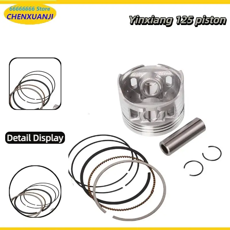 125 Piston Assembly High Performance Standard Size Fit Yinxiang 125cc Motorcycle Engine Spare Parts
125 Piston Assembly High Performance Standard Size Fit Yinxiang 125cc Motorcycle Engine Spare Parts