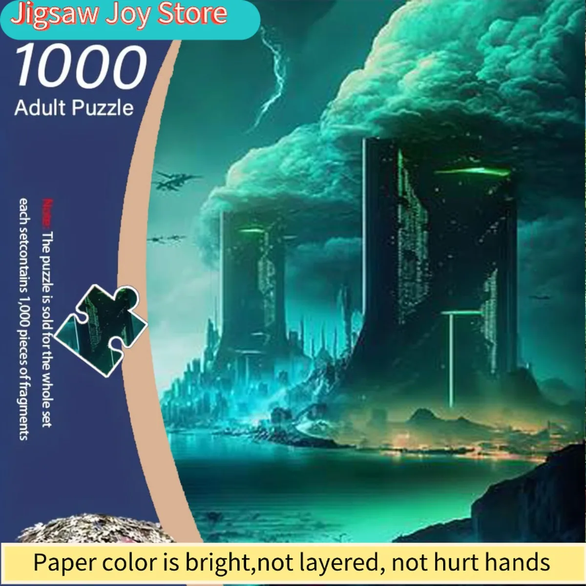 Пазл для взрослых на 1000 элементов - с эффектом неонового свечения в темноте и 3D-иллюзией куба, крупномасштабная сложная головоломка для взрослых
Пазл для взрослых на 1000 элементов - с эффектом неонового свечения в темноте и 3D-иллюзией куба, крупномасштабная сложная головоломка для взрослых