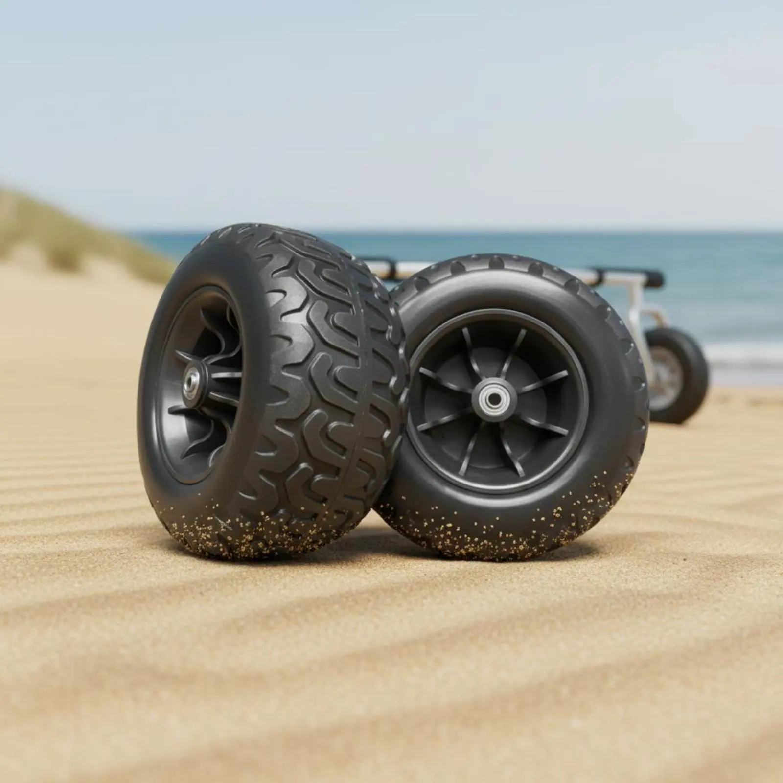 Solid PU Wheel Heavy Duty Airless Beach Wheel Flattubeless Tire All-Terrain Transport Part Even Rolling
Solid PU Wheel Heavy Duty Airless Beach Wheel Flattubeless Tire All-Terrain Transport Part Even Rolling