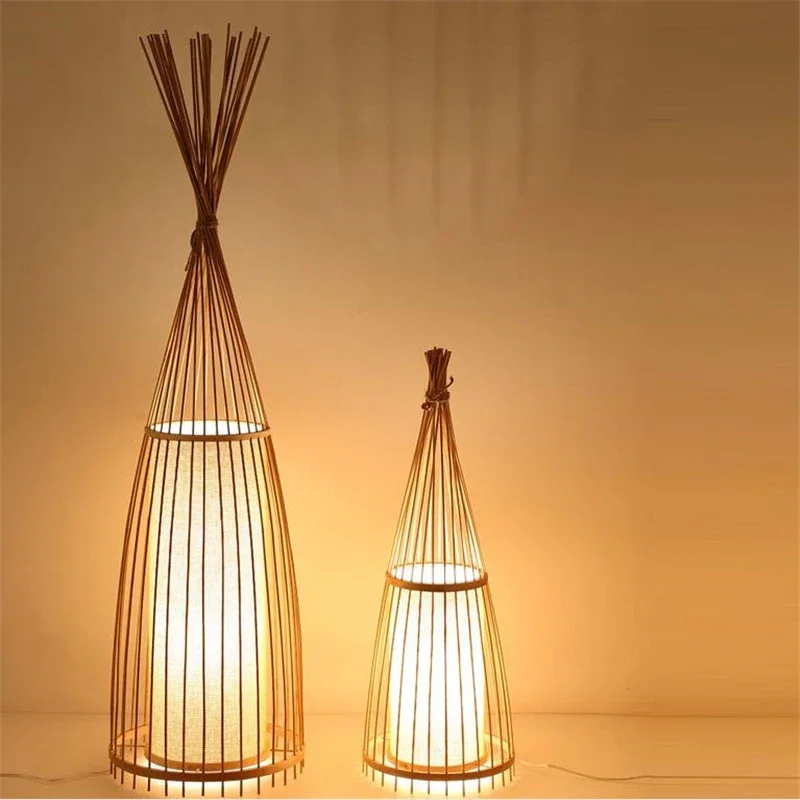Chinese Style Rattan Bamboo Floor Lamp for living room tea room bedside bedroom bamboo art standing lamp Japanese Floor Light
Chinese Style Rattan Bamboo Floor Lamp for living room tea room bedside bedroom bamboo art standing lamp Japanese Floor Light