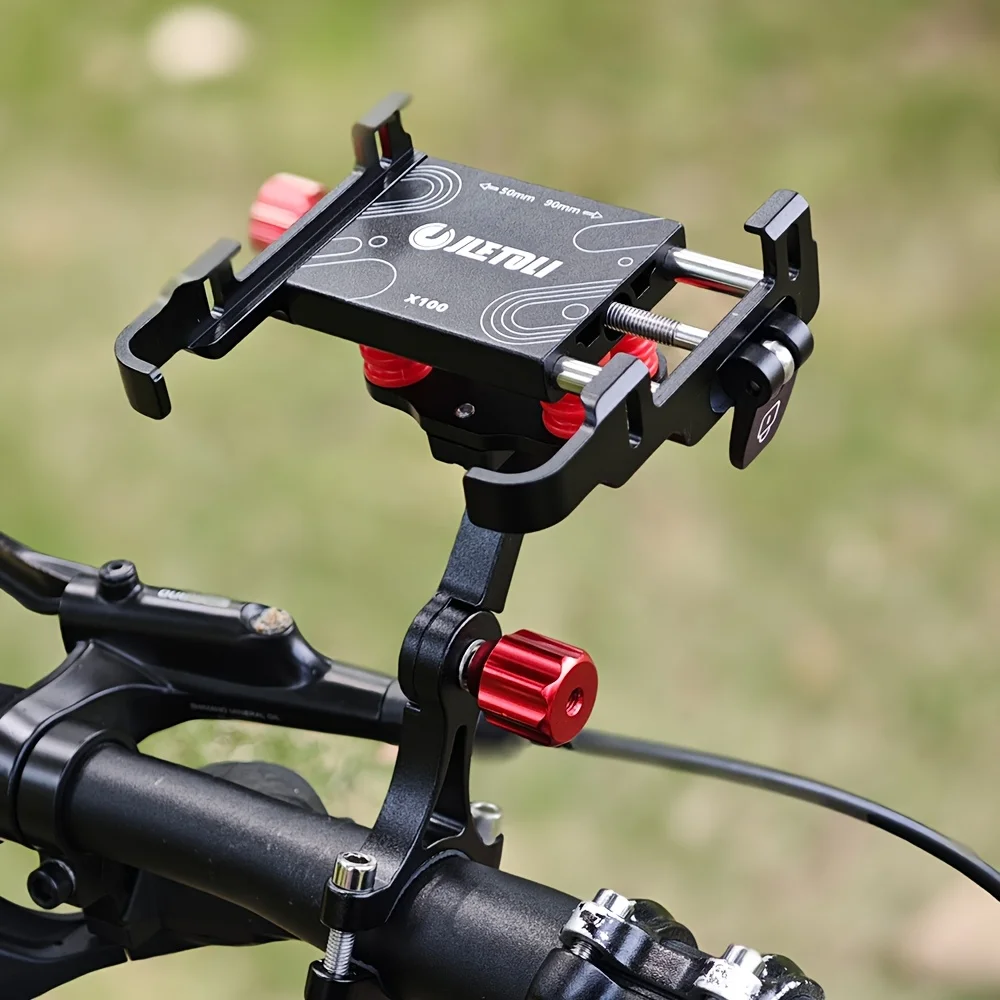 Aluminum Alloy Bike Phone Rack with 4-Spring Shockproof Multi-Size Fit Quick Release for Road Mountain Cycling Accessories
Aluminum Alloy Bike Phone Rack with 4-Spring Shockproof Multi-Size Fit Quick Release for Road Mountain Cycling Accessories