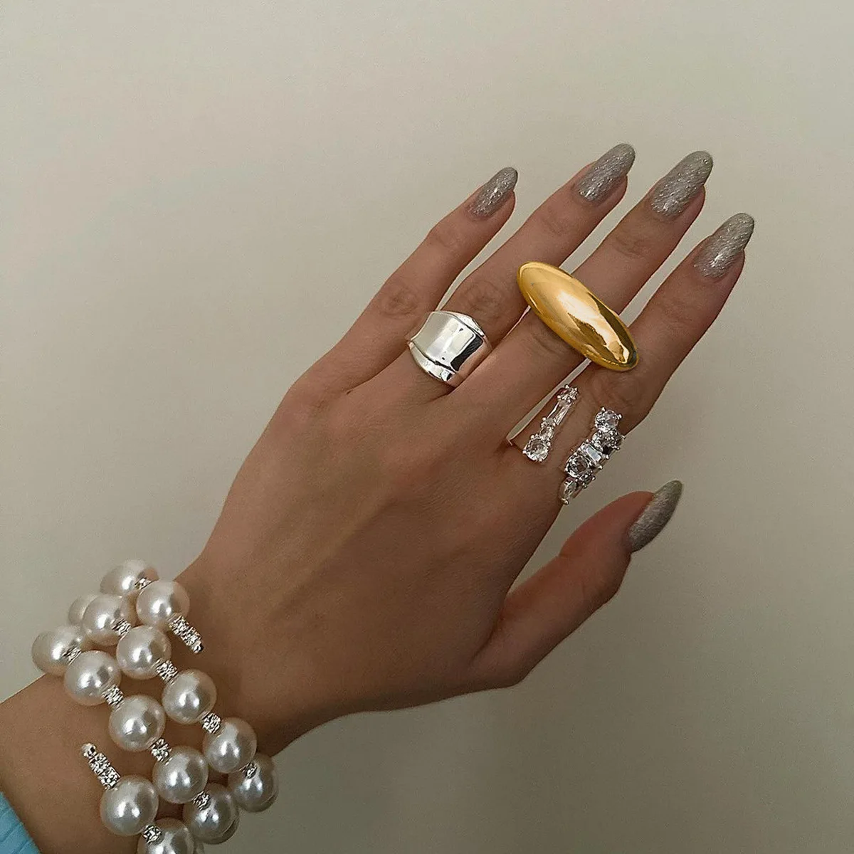 Stainless Steel PVD 18K Gold Plated Tarnish Waterproof Geo ID Rings For Woman Jewelry Wholesale INS
Stainless Steel PVD 18K Gold Plated Tarnish Waterproof Geo ID Rings For Woman Jewelry Wholesale INS