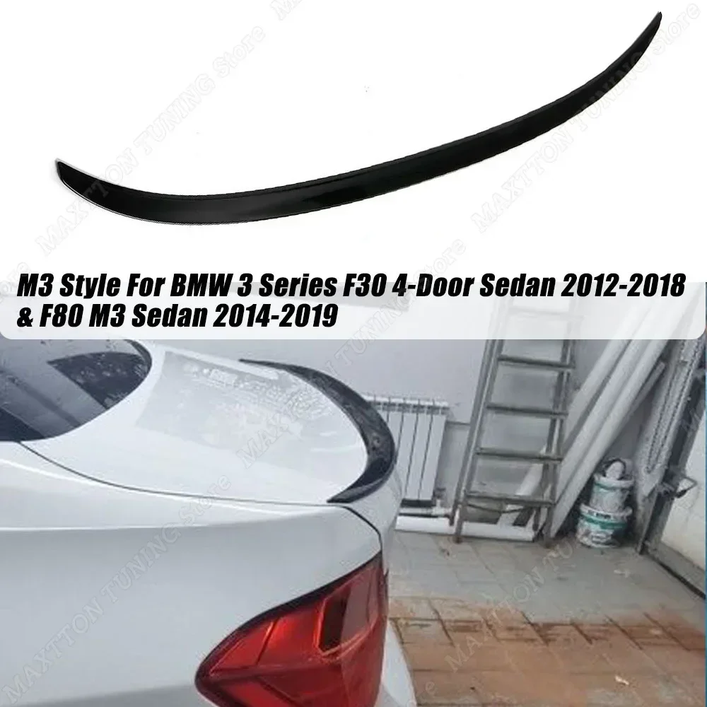 M3 Style For BMW 3 Series F30 4-Door Sedan 2012-2018 & F80 M3 Sedan 2014-2019 Rear Tail Trunk Spoiler Tail Wing Exterior BodyKit
M3 Style For BMW 3 Series F30 4-Door Sedan 2012-2018 & F80 M3 Sedan 2014-2019 Rear Tail Trunk Spoiler Tail Wing Exterior BodyKit
