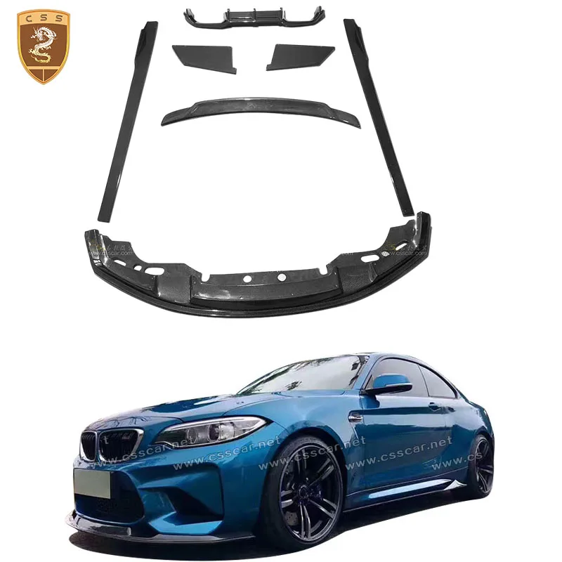 Для BMW M2 F87 Комплект кузова Ремонт TMC Стиль Углеродное волокно Передний бампер Разделитель Боковая юбка Задний спойлер 2 серии Внешний обвес
Для BMW M2 F87 Комплект кузова Ремонт TMC Стиль Углеродное волокно Передний бампер Разделитель Боковая юбка Задний спойлер 2 серии Внешний обвес