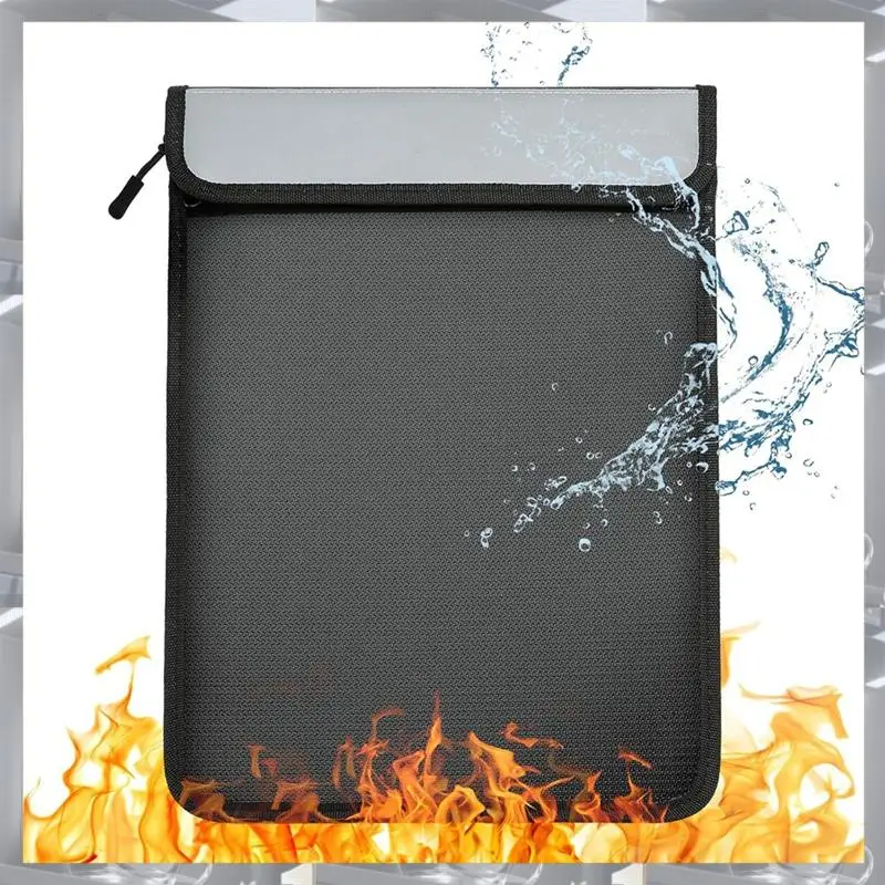 Hot Selling-Fireproof Document Bag, Waterproof Document Storage Bag With 2 Pockets,Fireproof Money Bag For Cash,For File/Valuabl
Hot Selling-Fireproof Document Bag, Waterproof Document Storage Bag With 2 Pockets,Fireproof Money Bag For Cash,For File/Valuabl
