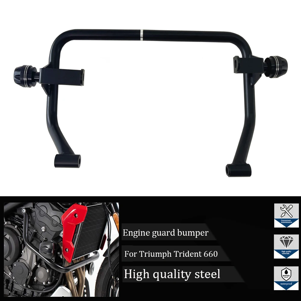 Suitable for Triumph Trident 660 2021-2022 motorcycle crash bar, engine hood, engine bumper, engine frame protector,
Suitable for Triumph Trident 660 2021-2022 motorcycle crash bar, engine hood, engine bumper, engine frame protector,