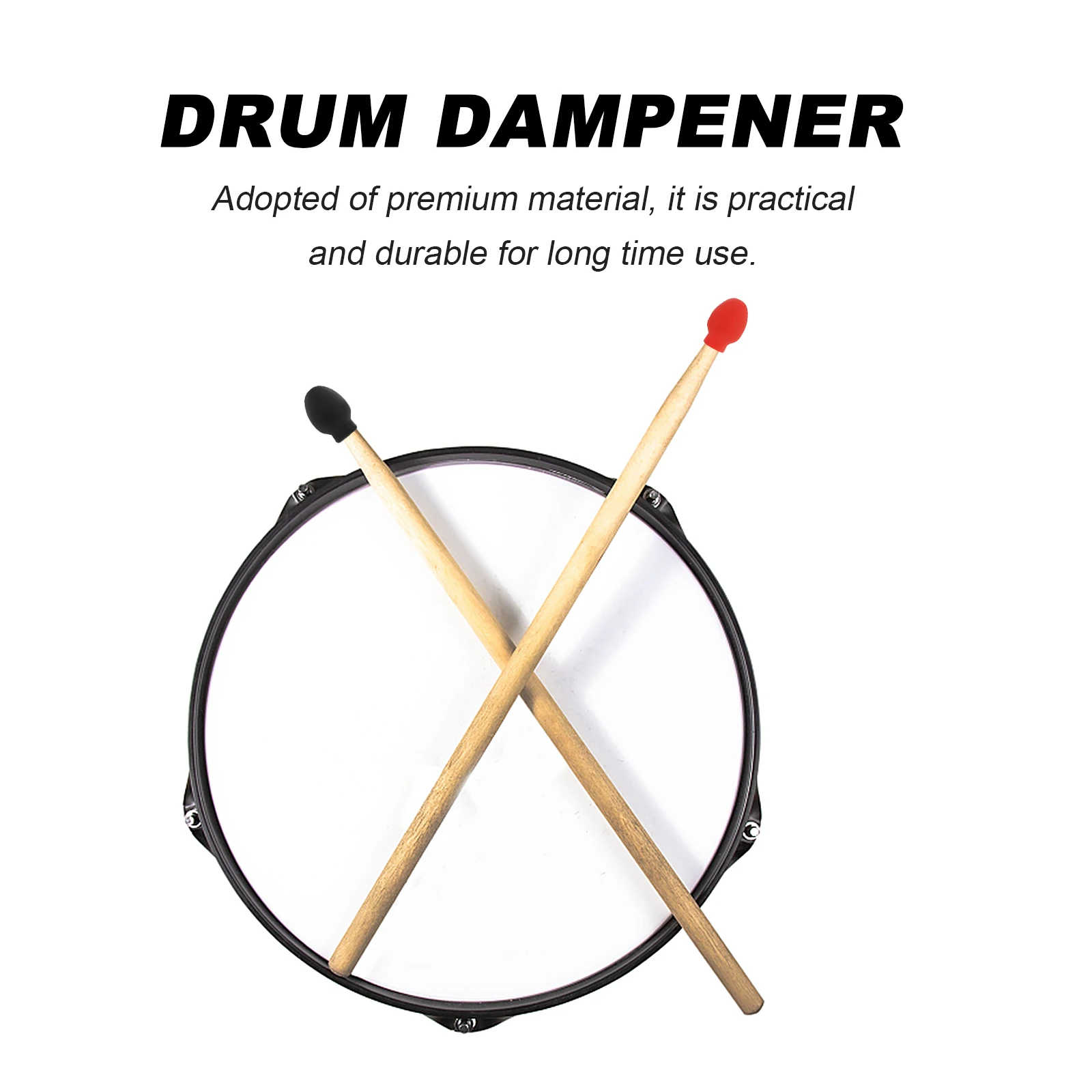 8Pcs Drumstick Dampeners Bulk Resistant Corrosion Wear Silent Practice Tip Drum Practice Tip Drum Mute Percussion Accessory
8Pcs Drumstick Dampeners Bulk Resistant Corrosion Wear Silent Practice Tip Drum Practice Tip Drum Mute Percussion Accessory