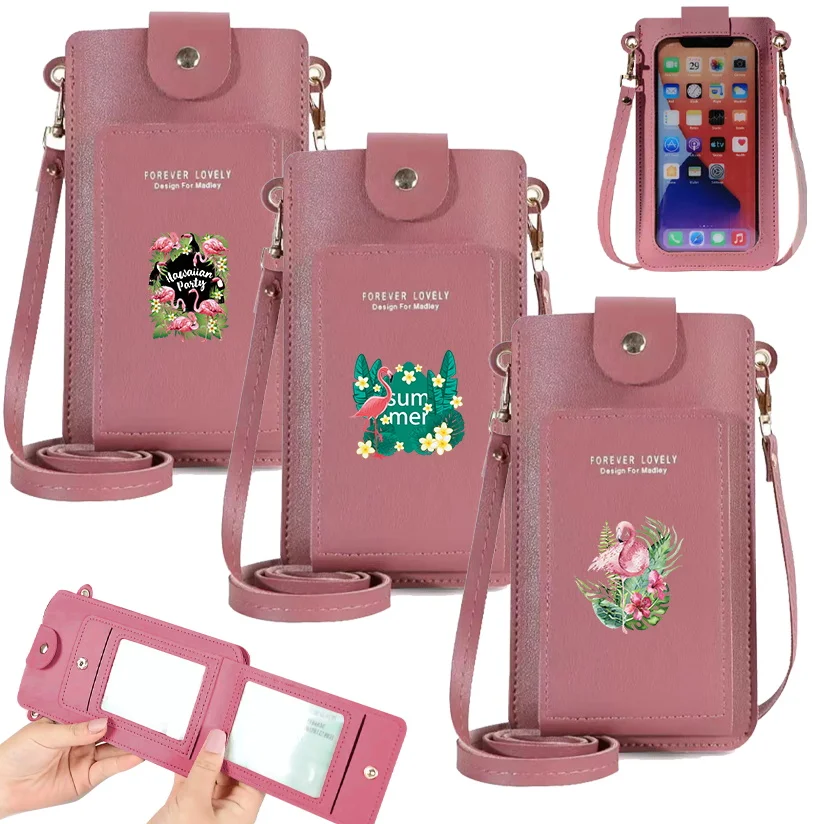 Mobile Phone Bag New Women Leisure Soft Leather Fashion One Shoulder Crossbody Mini Messenger Bags Flamingo Printing Series
Mobile Phone Bag New Women Leisure Soft Leather Fashion One Shoulder Crossbody Mini Messenger Bags Flamingo Printing Series