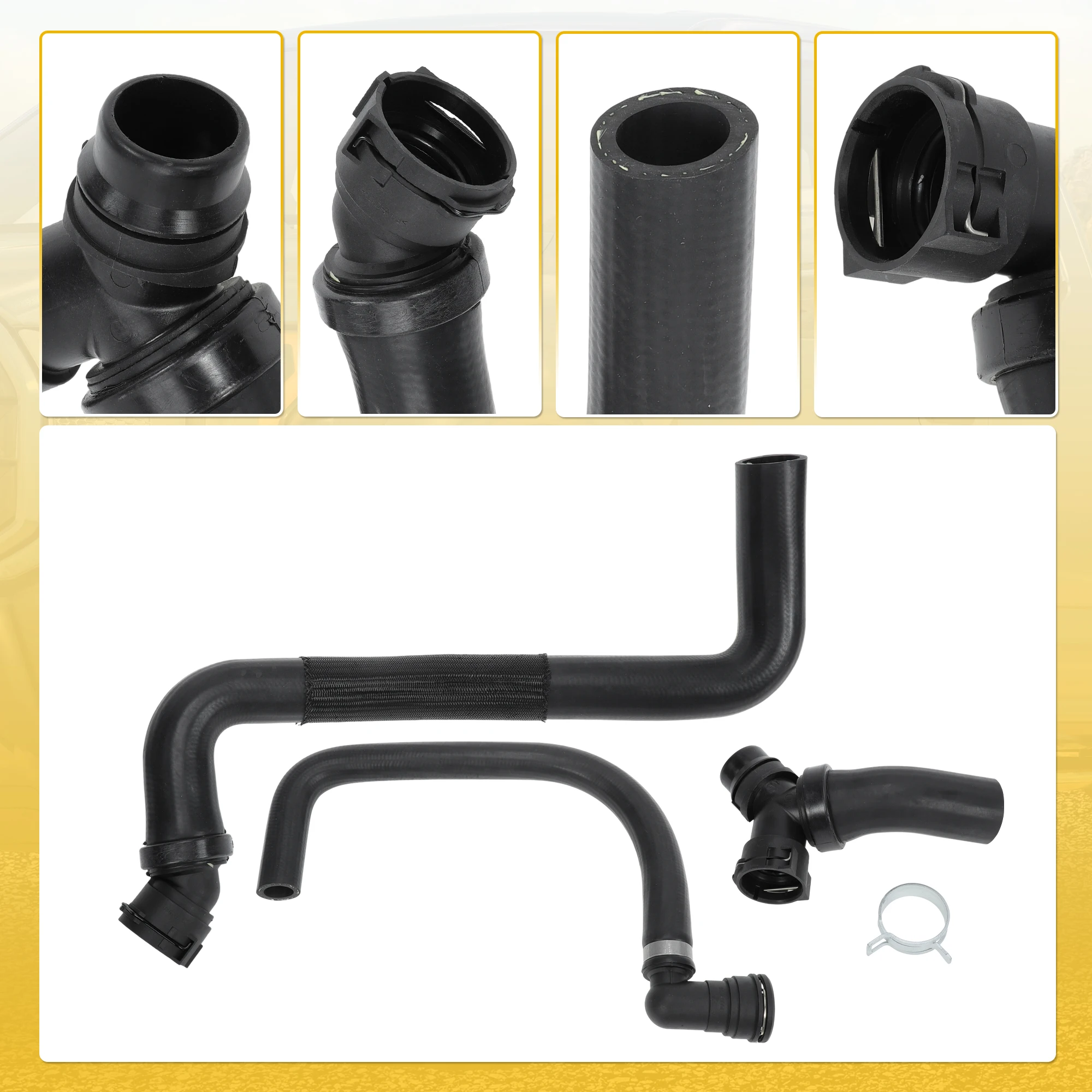 UXCELL 3 шт. верхний нижний шланг охлаждающей жидкости радиатора в сборе для Ford F150 5.0L 2011-2020 
UXCELL 3 шт. верхний нижний шланг охлаждающей жидкости радиатора в сборе для Ford F150 5.0L 2011-2020