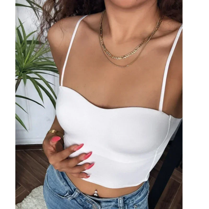 Ladies Summer Ice Silk Traceless French Back Camisole Integrated Fixed Cup Inside Match Outside Wear Spice Wrap Chest
Ladies Summer Ice Silk Traceless French Back Camisole Integrated Fixed Cup Inside Match Outside Wear Spice Wrap Chest