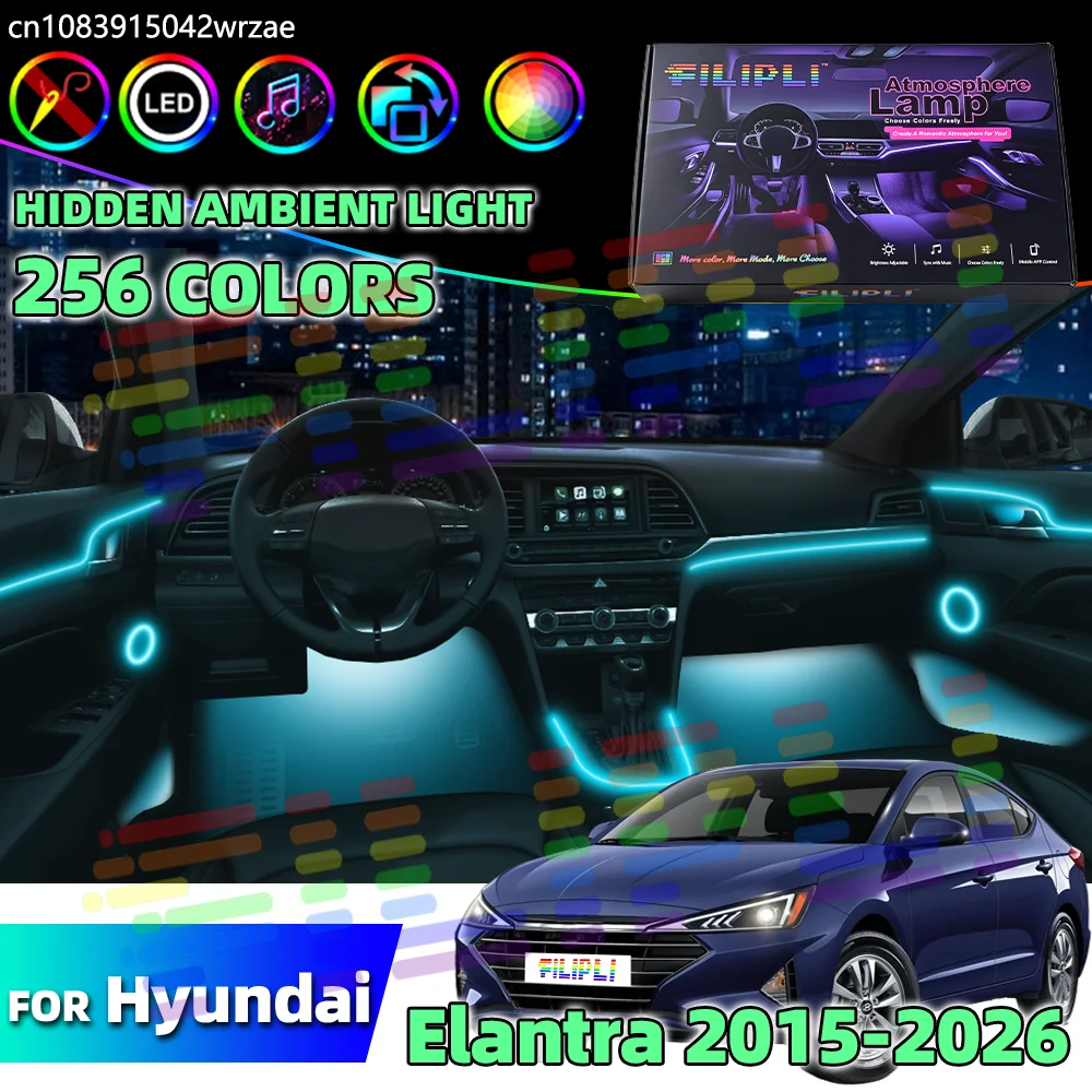 For Hyundai Elantra 2015-2026 Car Music Detect Acrylic Neon LED Light Strip 64 RGB Ambient Lamps Auto Follow Beat Refit Lights
For Hyundai Elantra 2015-2026 Car Music Detect Acrylic Neon LED Light Strip 64 RGB Ambient Lamps Auto Follow Beat Refit Lights