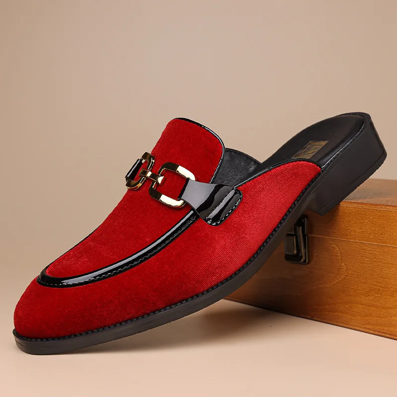 Summer New Shoes for Men Suede Leather Slippers Cool Casual Slides Youth Fashion Loafers
Summer New Shoes for Men Suede Leather Slippers Cool Casual Slides Youth Fashion Loafers