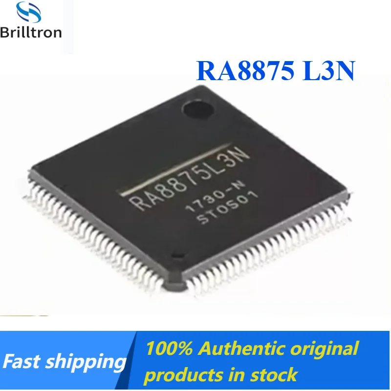 2-5PCS RA8875L3N RA8875L3 RA8875 TQFP100 Brand New, Original, in Stock, Hot Selling.
2-5PCS RA8875L3N RA8875L3 RA8875 TQFP100 Brand New, Original, in Stock, Hot Selling.