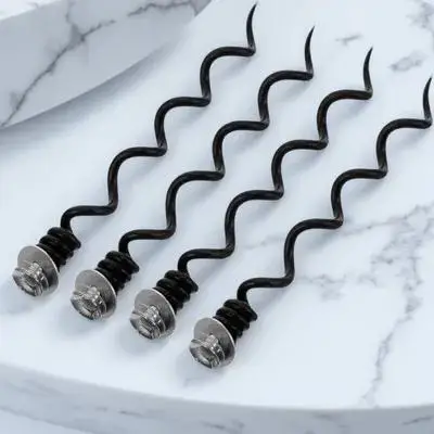 4Pcs Metal Corkscrew Spiral Bit Replacement Design Bottle Opener Accessory for Wine Opener Repairing Kit Long-Lasting Use
4Pcs Metal Corkscrew Spiral Bit Replacement Design Bottle Opener Accessory for Wine Opener Repairing Kit Long-Lasting Use