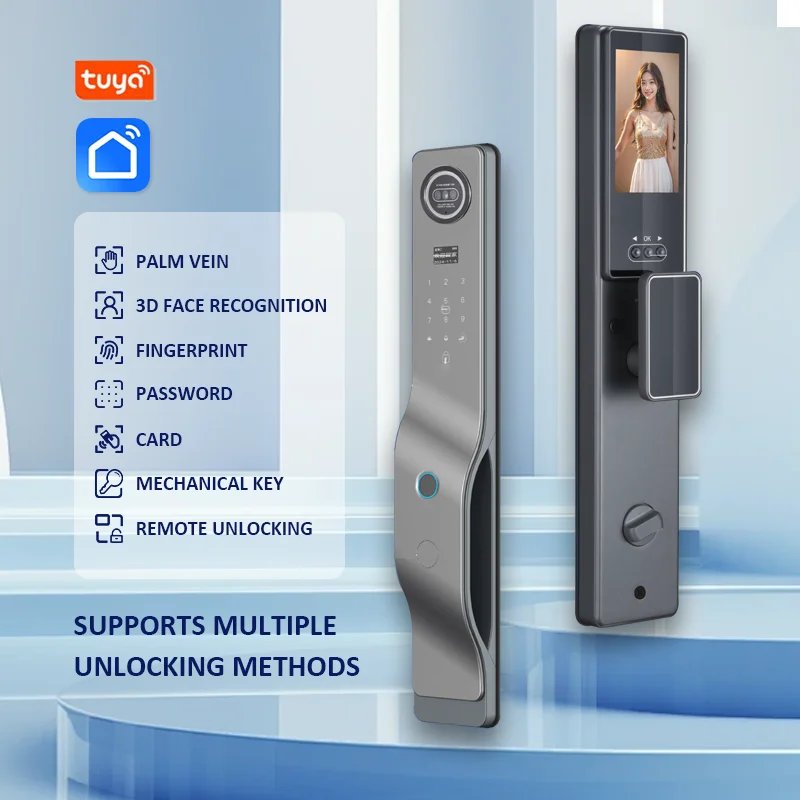 Modern Houseuse Smart Appliances Security Electric Smart Lock Digital Smart Door Lock With Camera And Fingerprint
Modern Houseuse Smart Appliances Security Electric Smart Lock Digital Smart Door Lock With Camera And Fingerprint