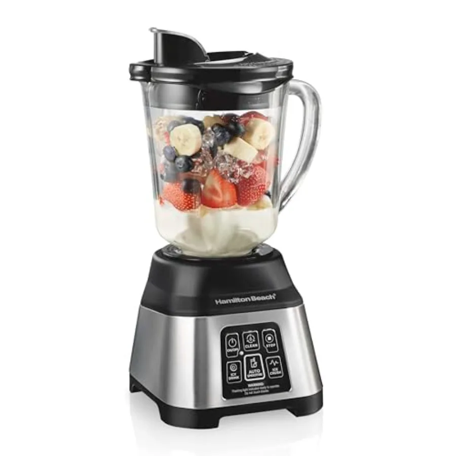 Blender for Smoothies with 5 Functions Including Auto Smoothie Cycle, Wave Action System for Ultra Smooth Results, 850 Watts, 4
Blender for Smoothies with 5 Functions Including Auto Smoothie Cycle, Wave Action System for Ultra Smooth Results, 850 Watts, 4